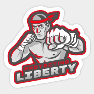 MMA Fighter Sticker